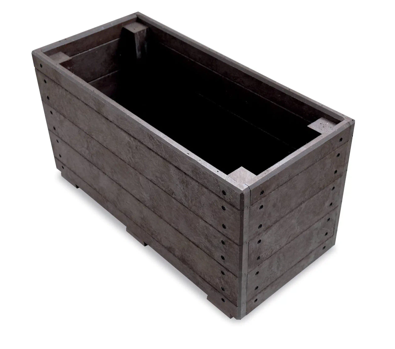 fioriera vaso in plastica riciclata daniela 100x40x56 logisto