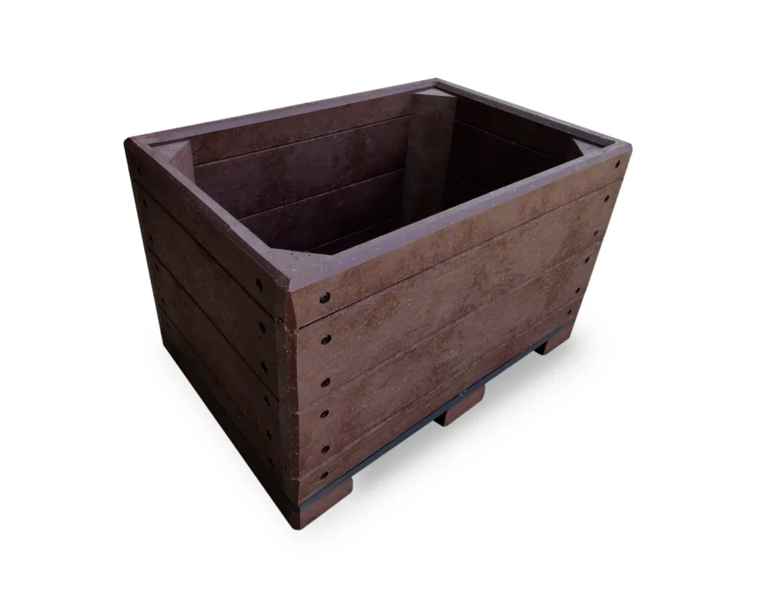 fioriera vaso in plastica riciclata giulia 70x50x55 logisto