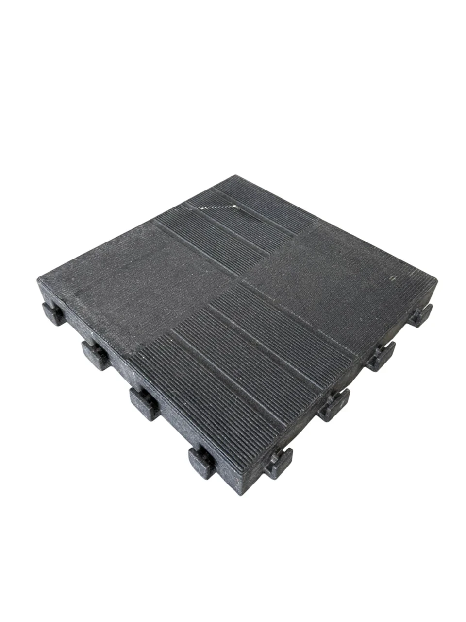 piastrella da giardino in plastica antracite logisto