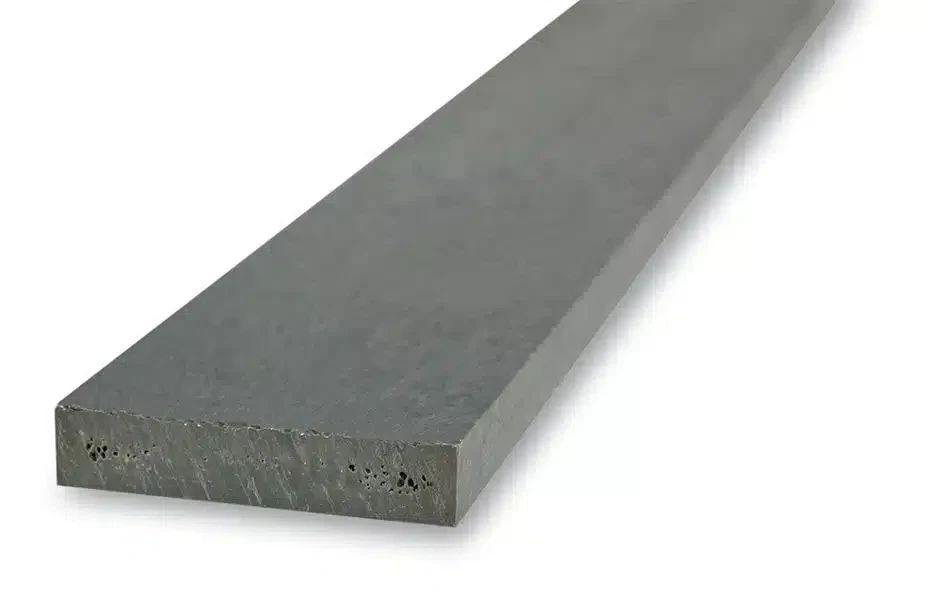 listelli in plastica rigenerata pieni 100x20 grigio logisto