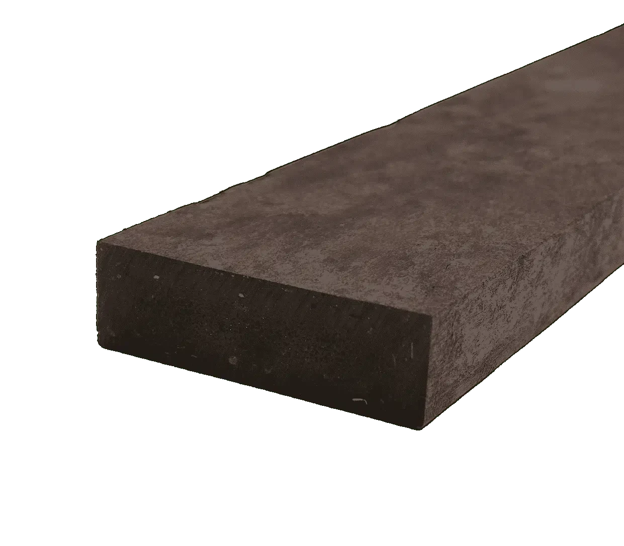 listelli in plastica rigenerata pieni 100x30 marrone logisto 1