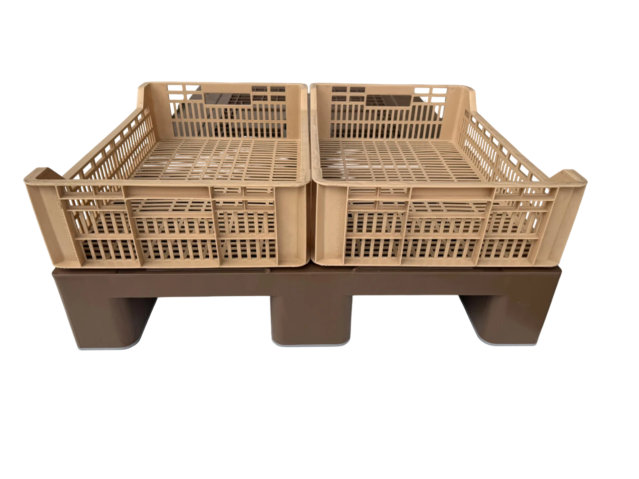 pallet in plastica con bordini contenimento cassette vipall800cu 1200x800p logisto