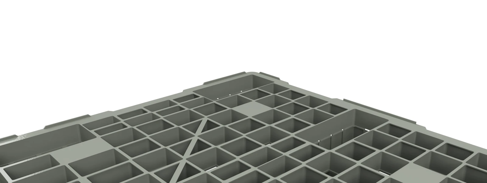 pallet in plastica jpall l con bordo logisto