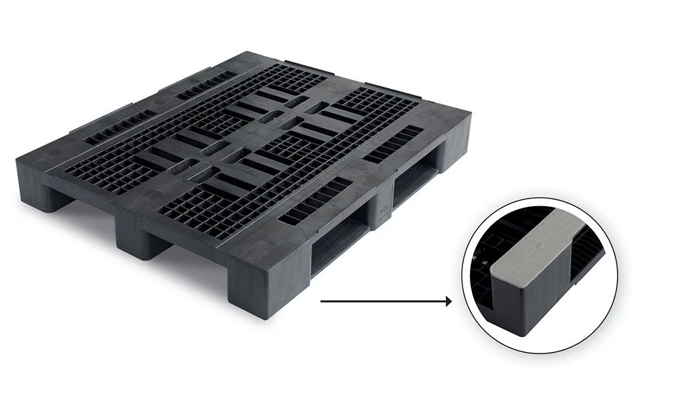 pallet in plastica vipall1000 con piattina 1200x1000 logisto