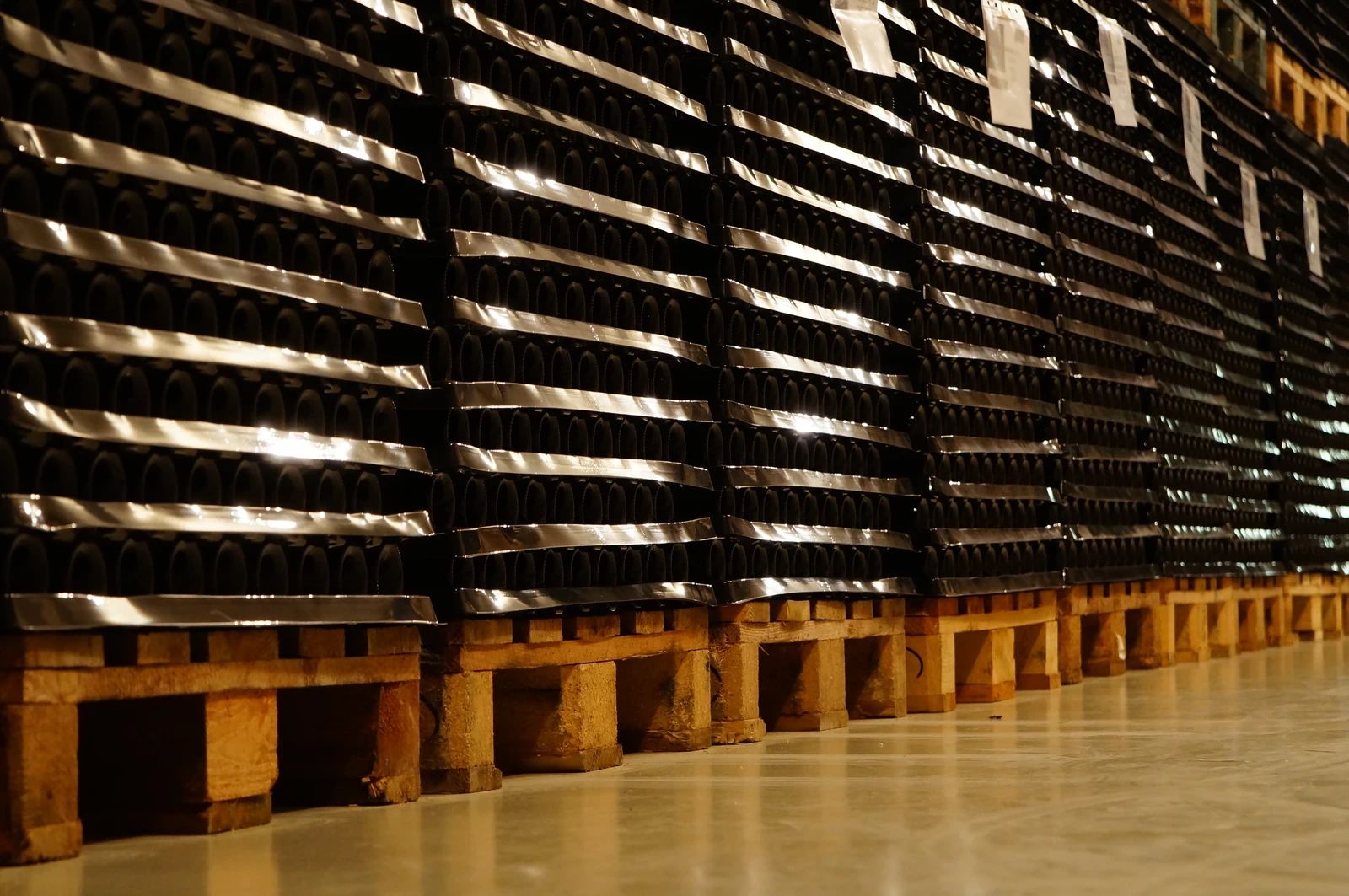 interfalde vinplast in plastica riciclata stoccaggio del vino invecchiamento logisto